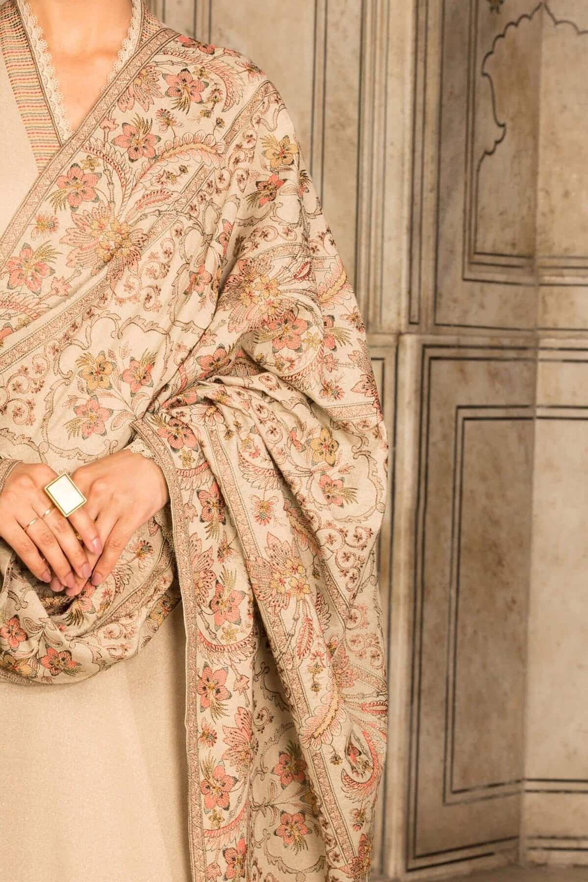 Dhanak 3-Piece Embroidered Dress D-GD 41