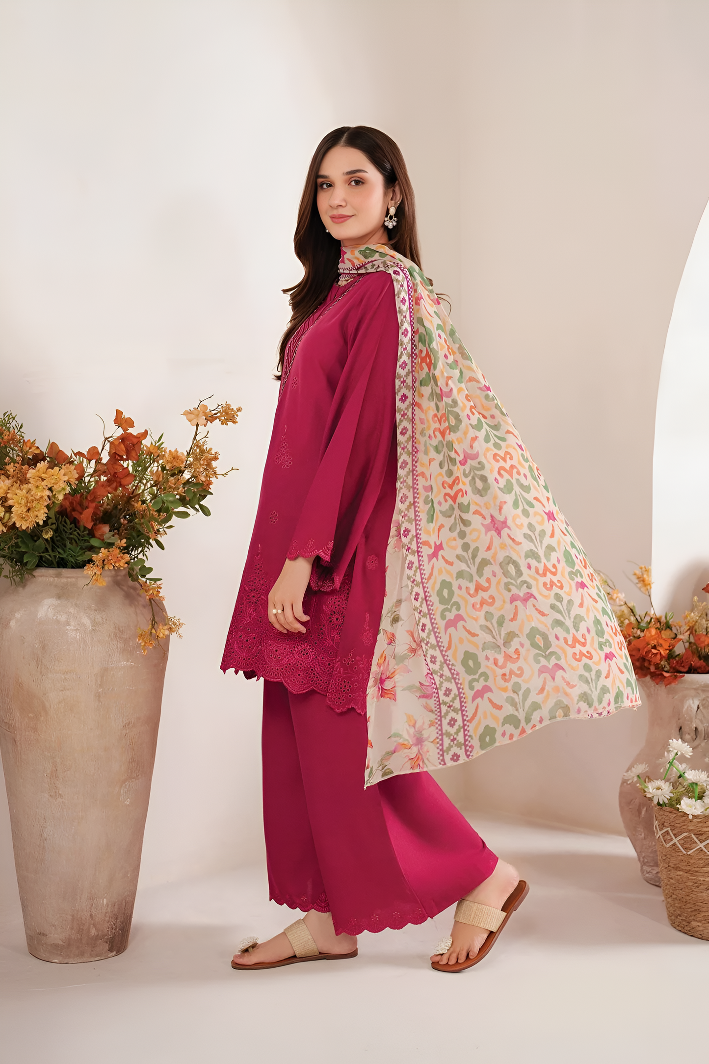 Cross Stitch Lawn Embroidered 3 Piece PV-1007
