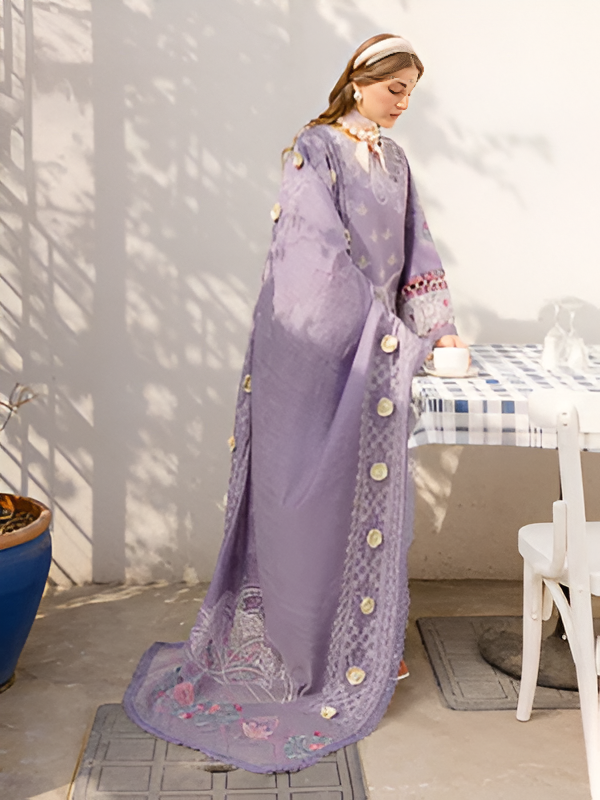 PARISHAY Summer 3 Piece Lawn Embroidered PV-3060