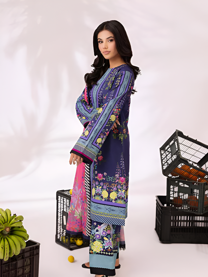 ZARA SHAHJAHAN Printed 3 Piece Suit PV-3047
