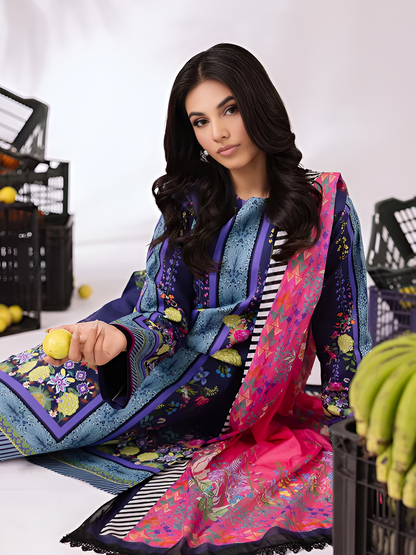 ZARA SHAHJAHAN Printed 3 Piece Suit PV-3047