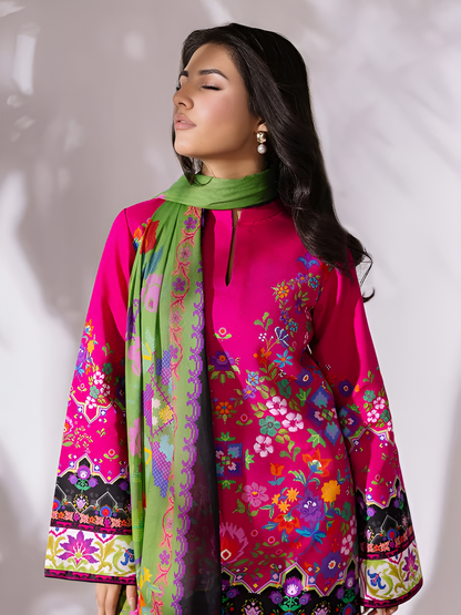 COCO BY ZARA SHAHJAHAN Printed 3 Piece Suit PV-3054