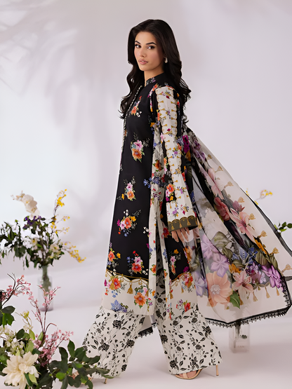 ZARA SHAHJAHAN Printed 3 Piece Suit PV-3045