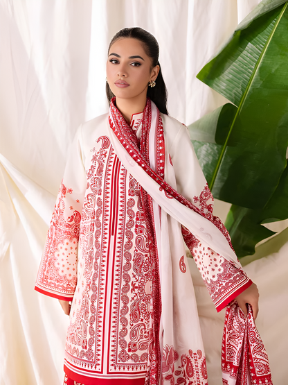 ZARA SHAHJAHAN Printed 3 Piece Suit PV-3051