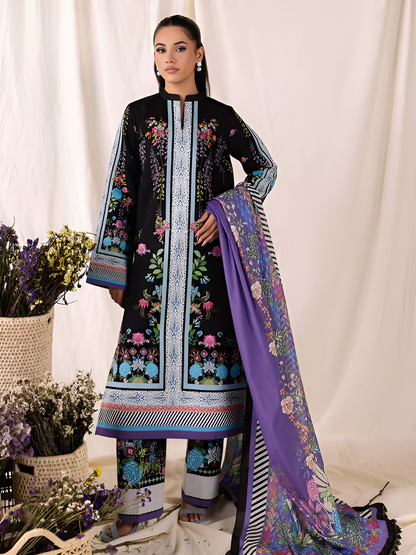 ZARA SHAHJAHAN Printed 3 Piece Suit PV-3046