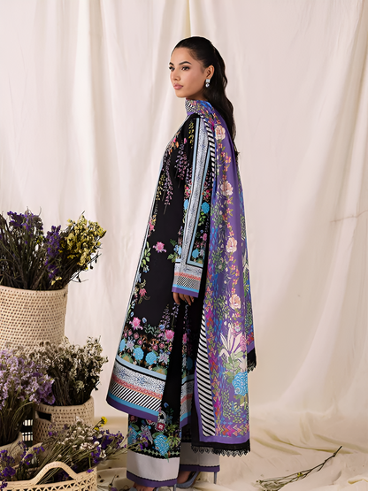 ZARA SHAHJAHAN Printed 3 Piece Suit PV-3046