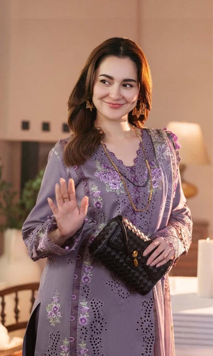 Dhanak 3-Piece Embroidered Dress D-GD 24