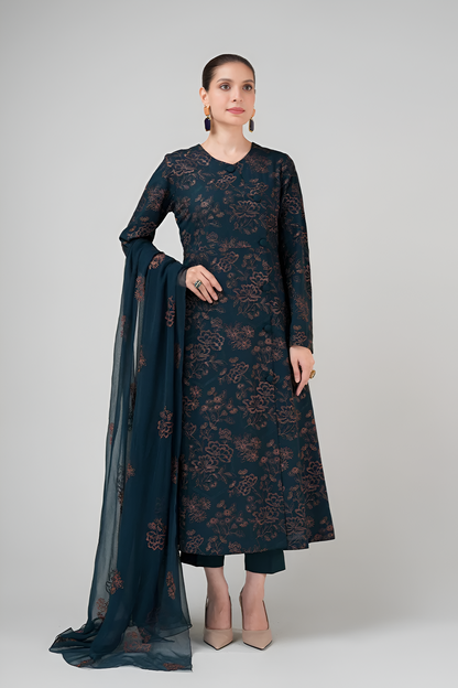 Bareeze Embroidered 3 Piece Lawn PV-3024