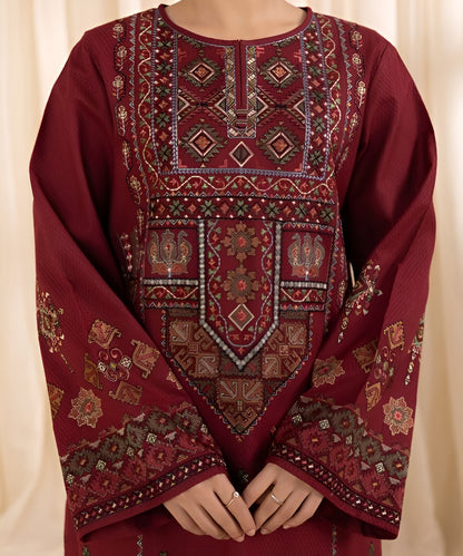 Sapphire Embroidered lawn 3 Piece PV-3004