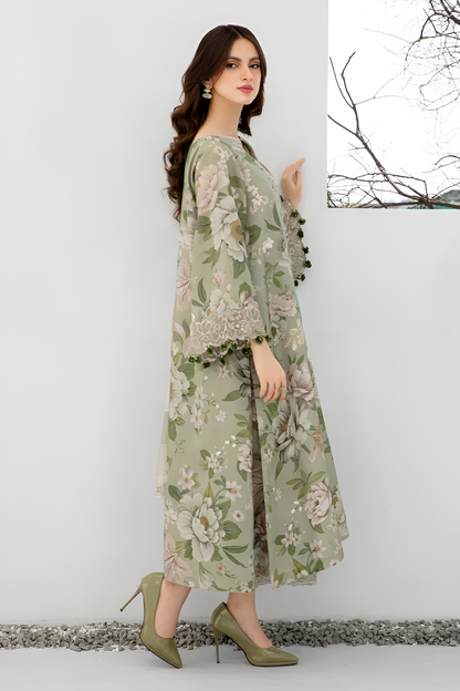 Baroque 3 Piece Lawn Suit PV-011