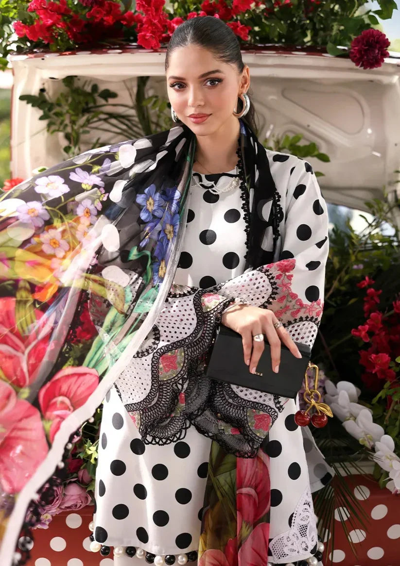 Maria B Printed three piece suit PV-3074