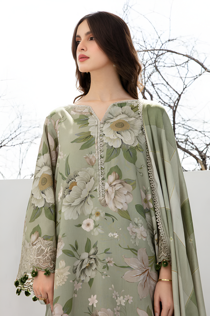 Baroque 3 Piece Lawn Suit PV-011