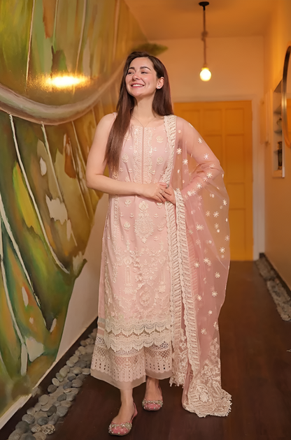 Poshak Villa Embroidered Lawn Dress 3 Piece PV-151
