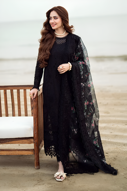 Nureh 3 Piece Embroidered Lawn PV-1003