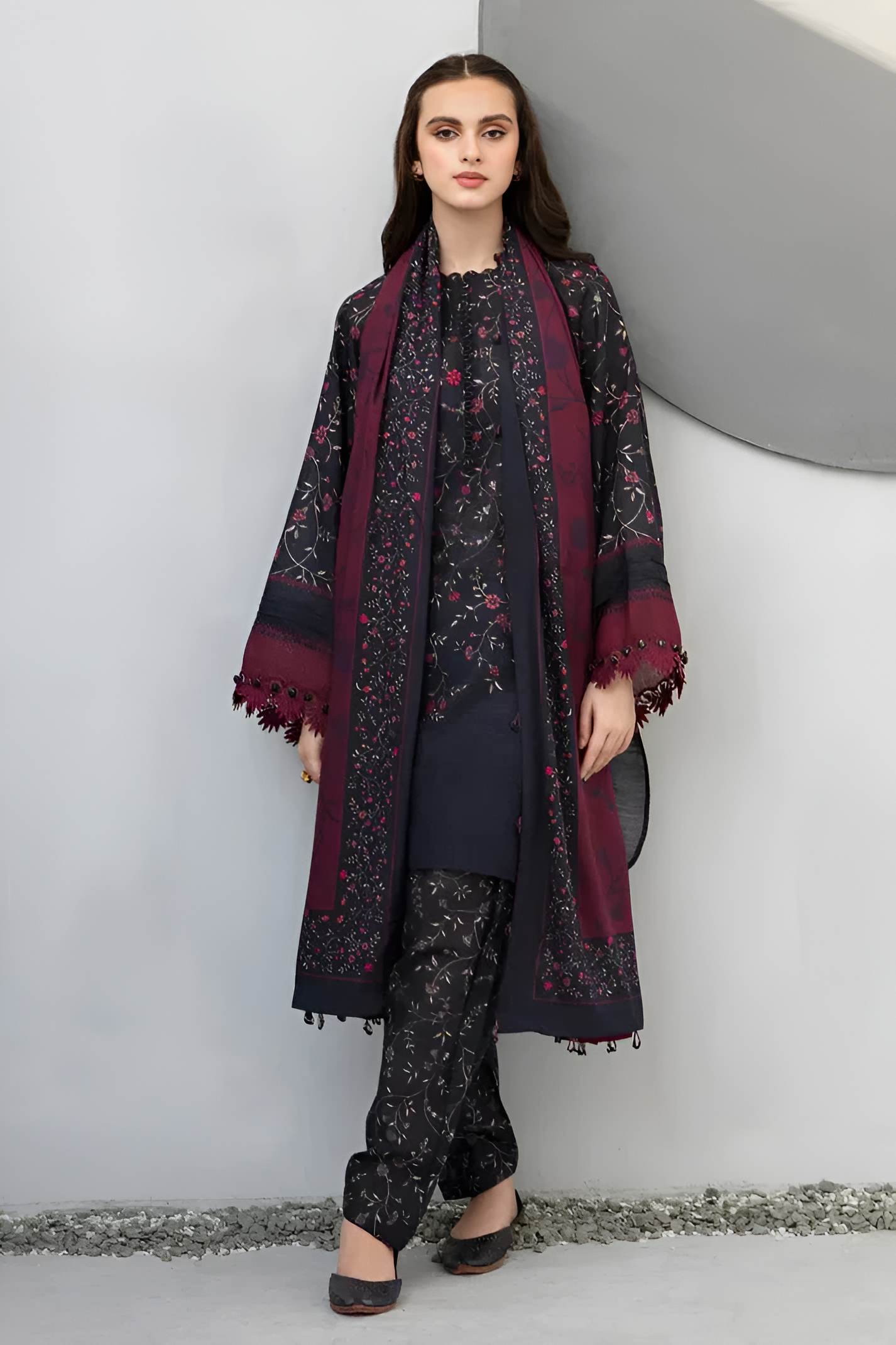 Baroque Summer Lawn 3 Piece PV-028