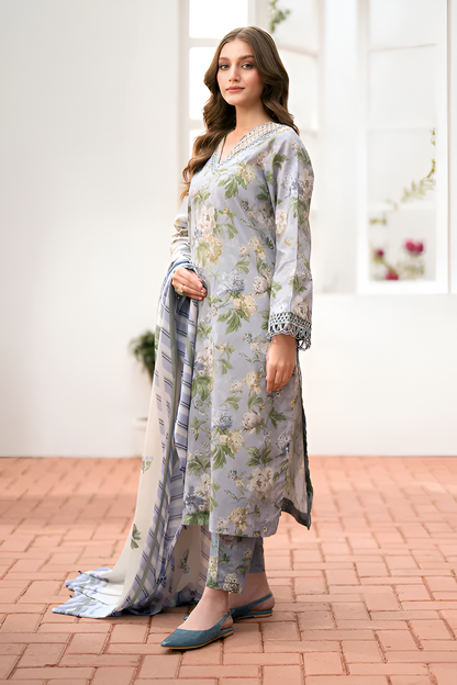 Baroque Summer Lawn 3 Piece PV-030