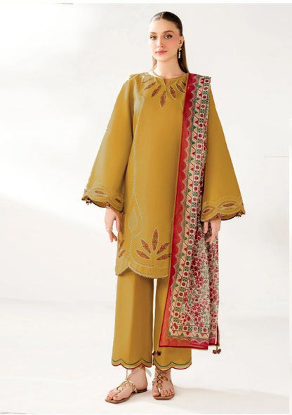 Dhanak 3-Piece Emrboidered Dress JZ- 176