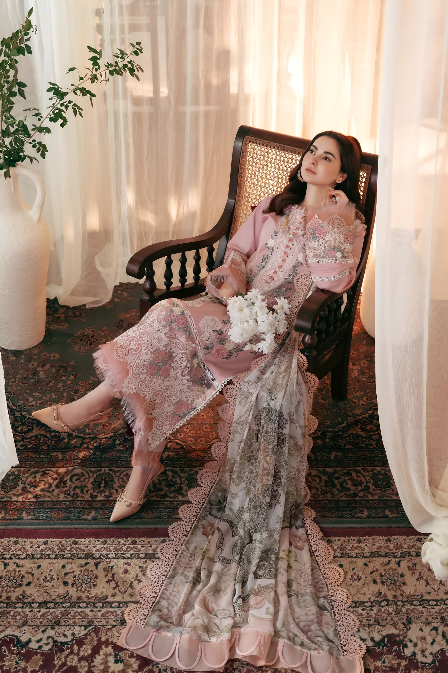 Jade Premium Lawn Embroidered 3 Piece Suit PV-106