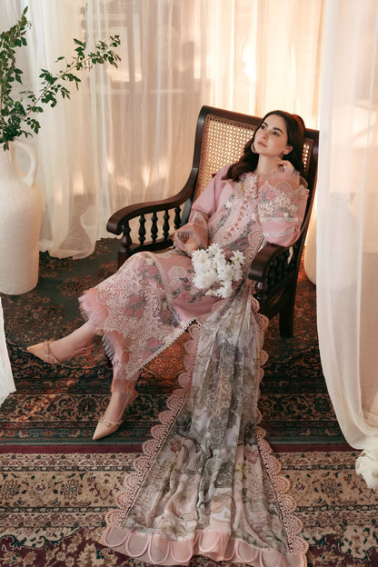 Jade Premium Lawn Embroidered 3 Piece Suit PV-106