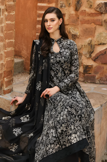 Bareeze Embroidered Lawn 3 Piece PV-348
