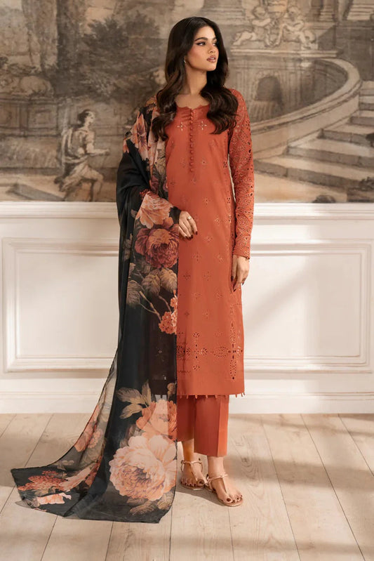 Dhanak 3-Piece Embroidered Dress IZK-137