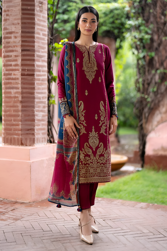 Poshak Villa Lawn Dress 3 Piece PV-135