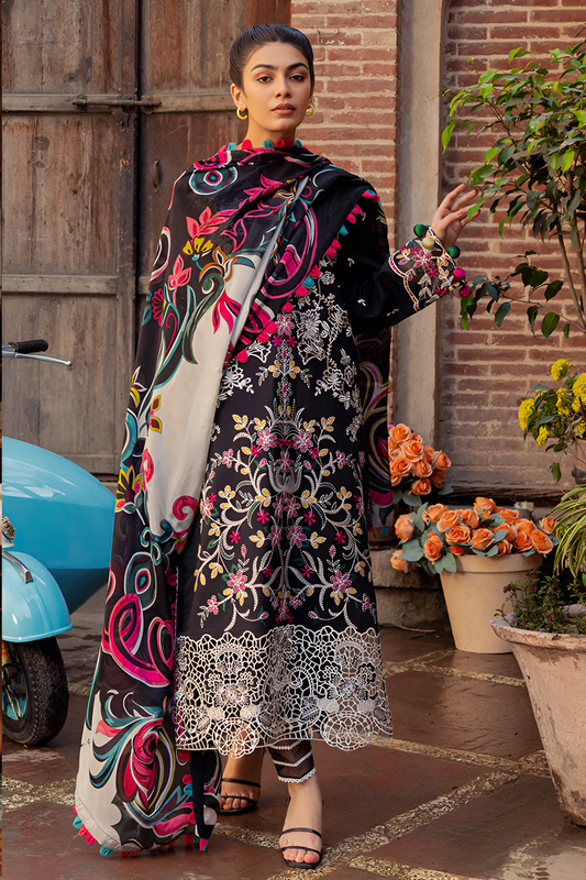 Mushq Embroidered Lawn 3 Piece PV-3035