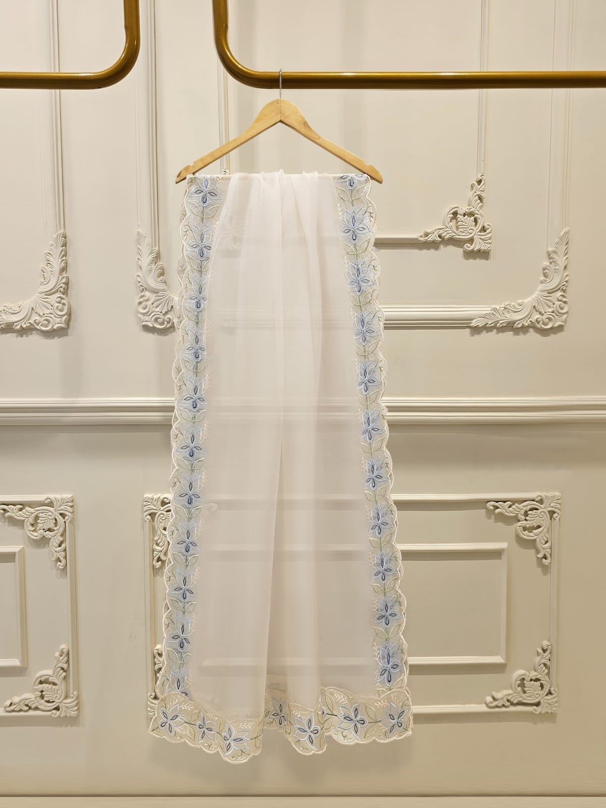 Poshak Villa 3 Piece Organza Dress PV-1018