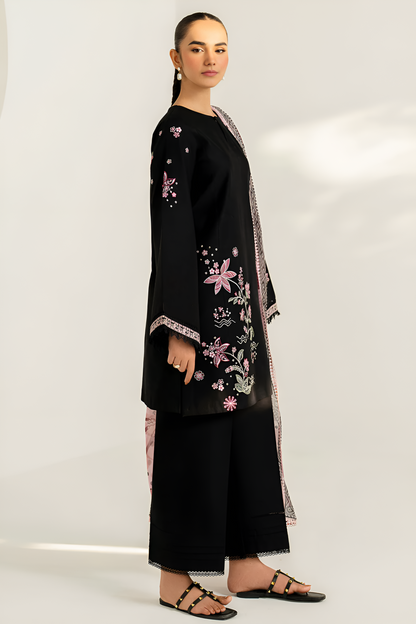 Farasha 3 Piece Embroidered Lawn Dress PV-087