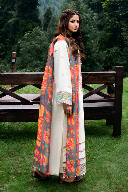 Sapphire Embroidered 3 Piece Lawn PV-059