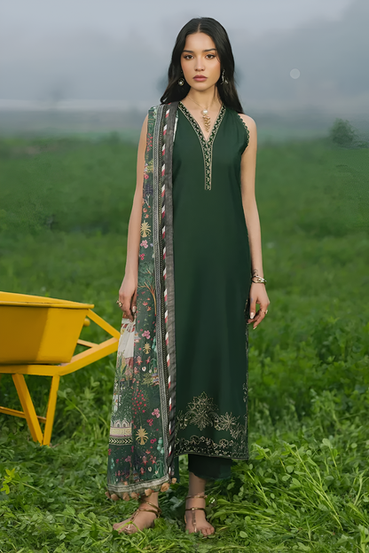 IZEL Embroidered lawn 3 Piece PV-3019