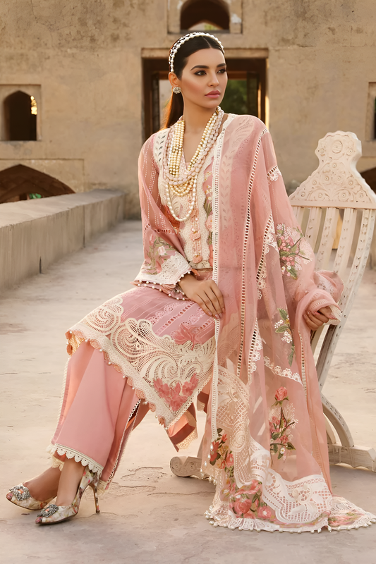 Crimson Luxury Lawn 3 Piece Embroidered PV-051