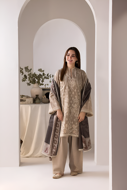 Sobia nazir Embroidered 3 Piece Lawn PV-3025