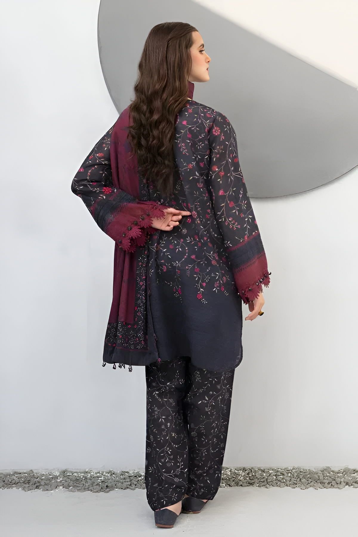 Baroque Summer Lawn 3 Piece PV-028