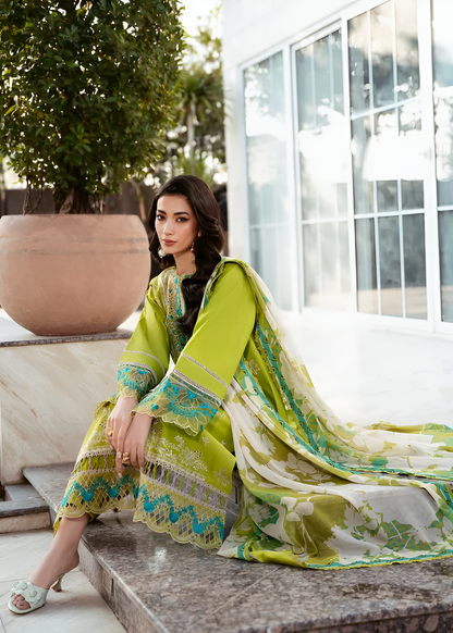 Izel Embroidered lawn 3 Piece PV-3041