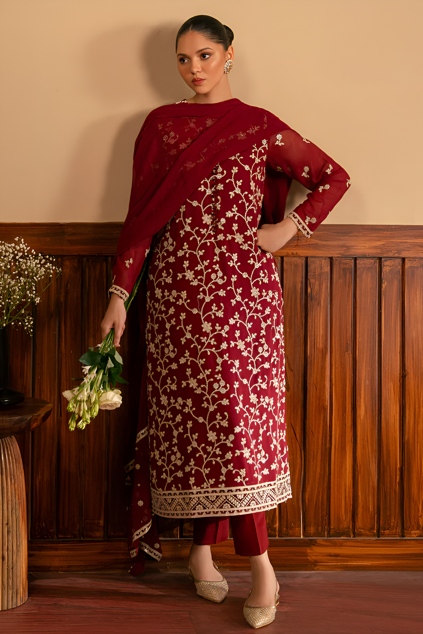 Bareeze Embroidered 3 Piece Lawn PV-3016