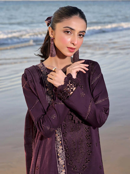 Dhanak 3-Piece Embroidered Dress D-GD 26