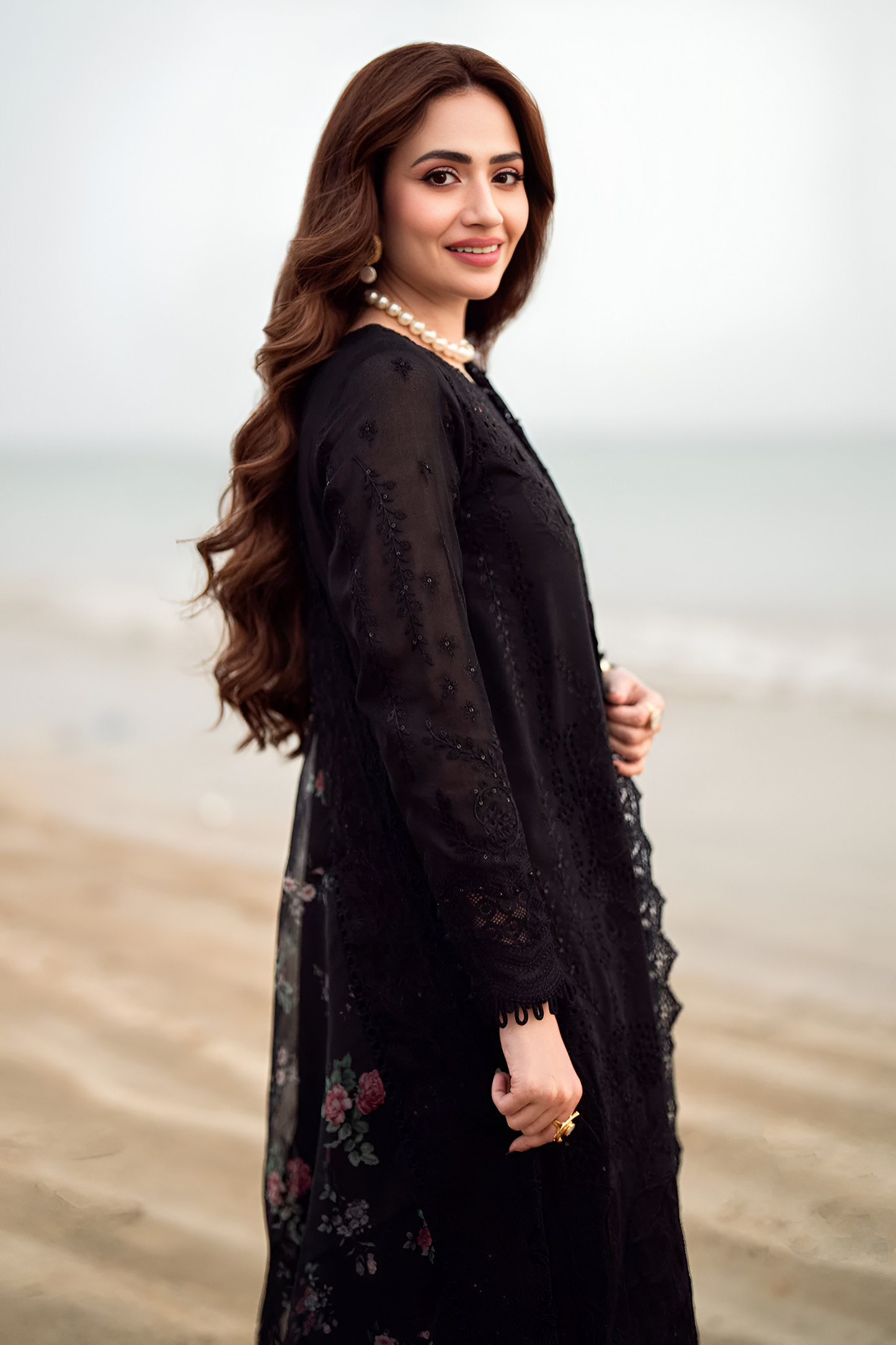 Nureh 3 Piece Embroidered Lawn PV-1003