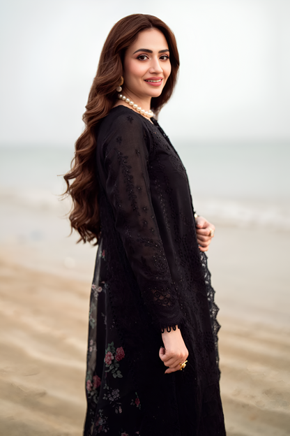 Nureh 3 Piece Embroidered Lawn PV-1003