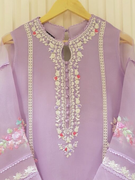 Poshak Villa 3 Piece Organza Dress PV-1024