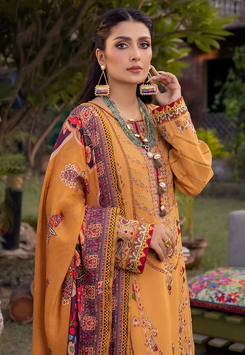Sapphire 3-Piece Embroidered lawn PV-585