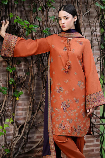 Dhanak 3-Piece Embroidered Dress D-GD 21