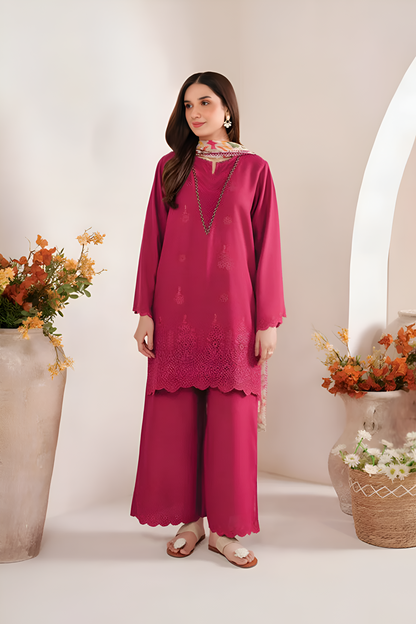 Cross Stitch Lawn Embroidered 3 Piece PV-1007
