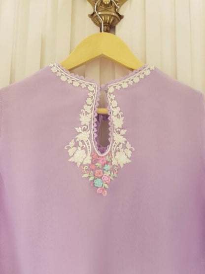 Poshak Villa 3 Piece Organza Dress PV-1024