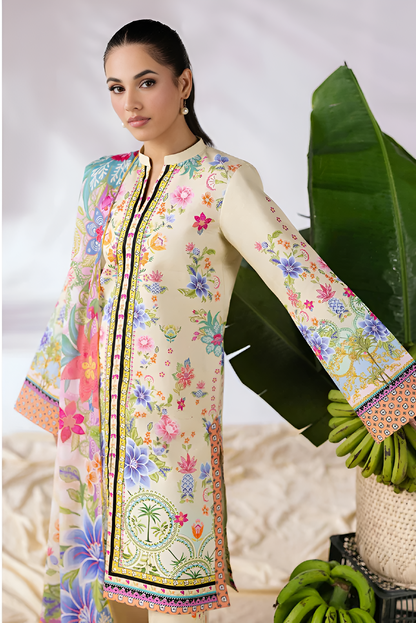 ZARA SHAHJAHAN Printed 3 Piece Suit PV-3048