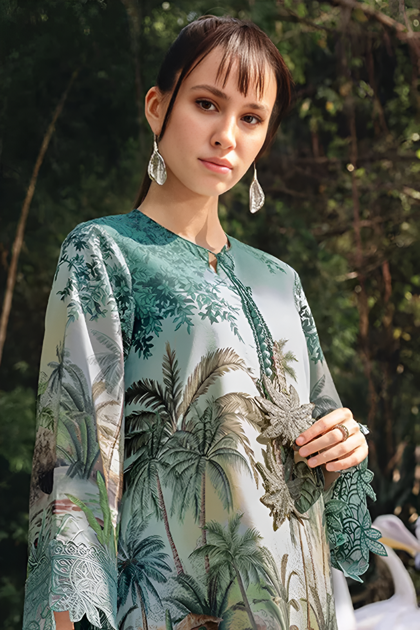 Maria B Printed three piece suit PV-3069