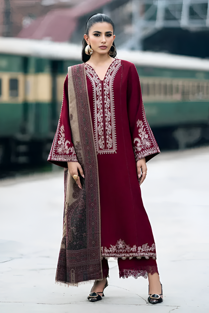 Izel Embroidered 3 Piece Lawn Suit PV-134