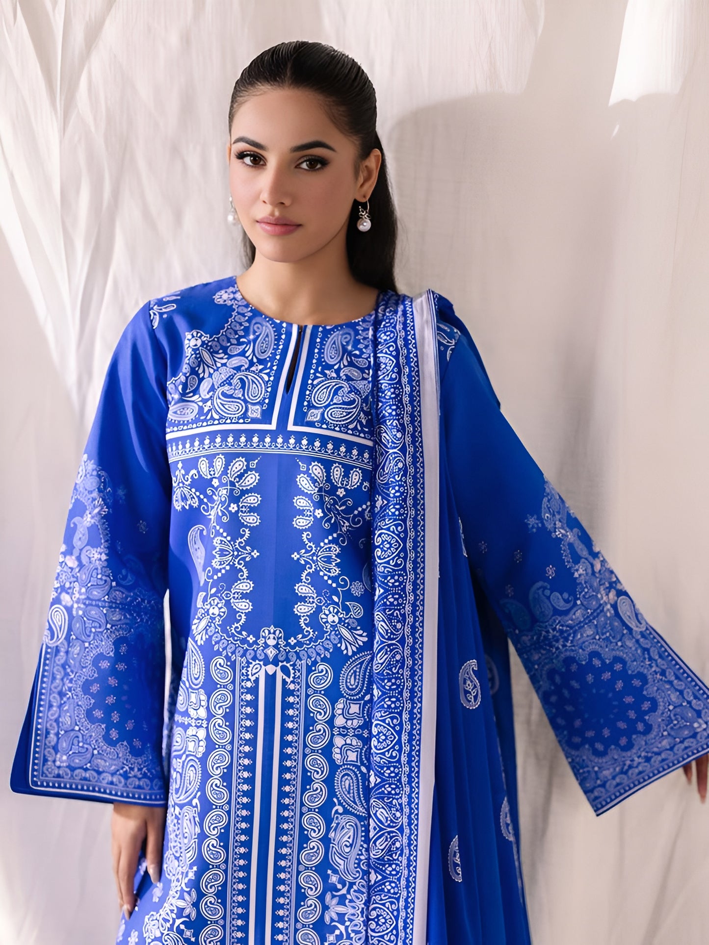 ZARA SHAHJAHAN Printed 3 Piece Suit PV-3049