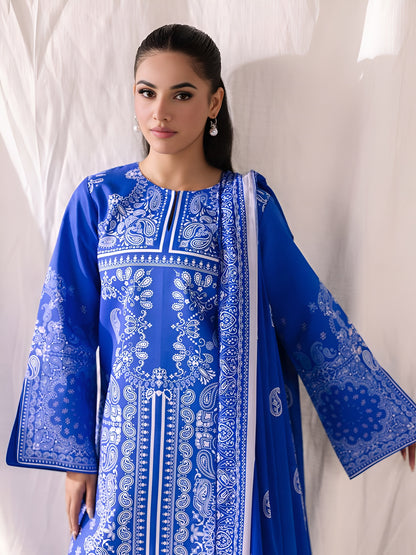 ZARA SHAHJAHAN Printed 3 Piece Suit PV-3049