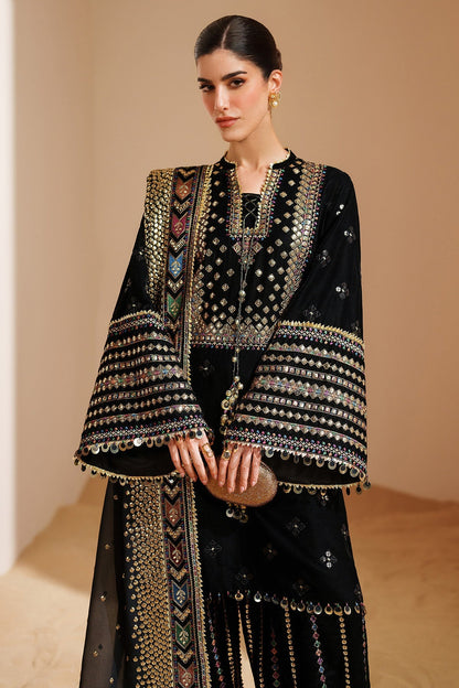 7008 - JZ Embroidered Velvet 3-Piece Dress